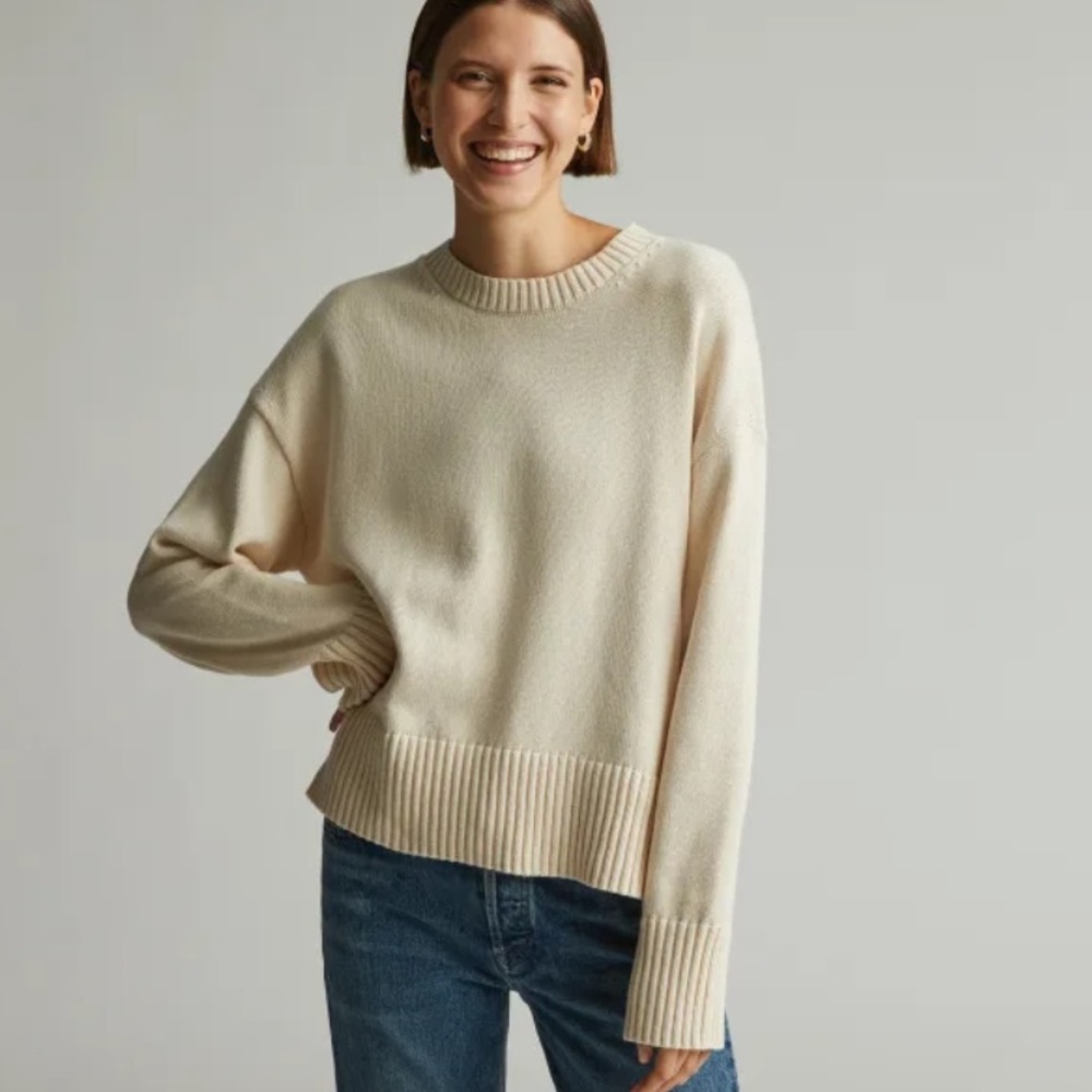 NWT Everlane Cream Sweater